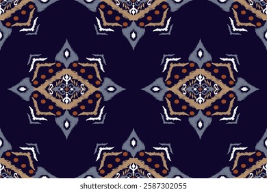 African seamless pattern,African floral seamless pattern,vector illustration,abstract background,Ikat floral pattern,Aztec style,design for texture,fabric,clothing,decoration,print,tile,fashion design