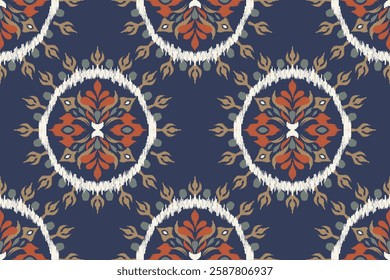 African seamless pattern,African floral seamless pattern,vector illustration,abstract background,Ikat floral pattern,Aztec style,design for texture,fabric,clothing,decoration,print,tile,fashion design