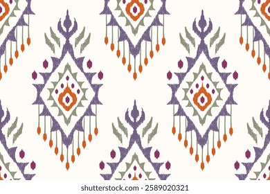 African seamless pattern,African floral seamless pattern,vector illustration,abstract background,Ikat floral pattern,Aztec style,design for texture,fabric,clothing,decoration,print,tile,fashion design