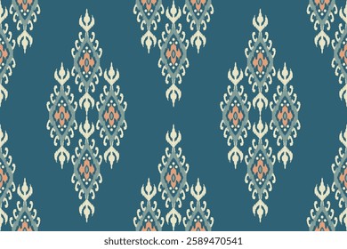 African seamless pattern,African floral seamless pattern,vector illustration,abstract background,Ikat floral pattern,Aztec style,design for texture,fabric,clothing,decoration,print,tile,fashion design