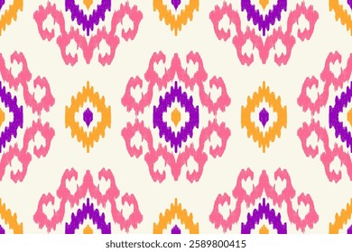 African seamless pattern,African floral seamless pattern,vector illustration,abstract background,Ikat floral pattern,Aztec style,design for texture,fabric,clothing,decoration,print,tile,fashion design