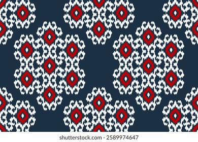 African seamless pattern,African floral seamless pattern,vector illustration,abstract background,Ikat floral pattern,Aztec style,design for texture,fabric,clothing,decoration,print,tile,fashion design