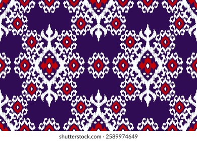 African seamless pattern,African floral seamless pattern,vector illustration,abstract background,Ikat floral pattern,Aztec style,design for texture,fabric,clothing,decoration,print,tile,fashion design