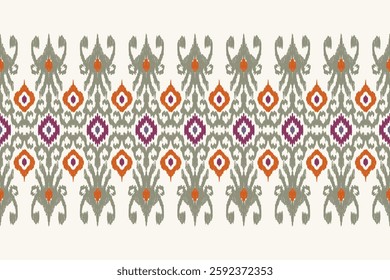 African seamless pattern,African floral seamless pattern,vector illustration,abstract background,Ikat floral pattern,Aztec style,design for texture,fabric,clothing,decoration,print,tile,fashion design