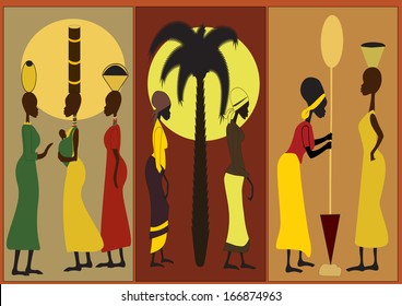 African silhouette