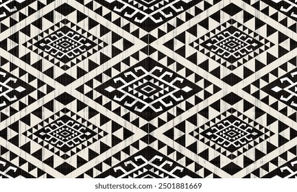 African silhouette print. Ethnic border. Ancient tribe. Aztec and Mayan graphic. Mexican shapes.print. Ethnic border. Ancient tribe. Aztec and Mayan graphic. Mexican shapes. decor blanket, rug. Woven 