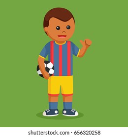 african soccer ball player 
