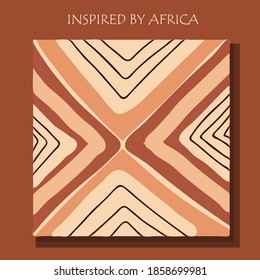 African style. Africa. Vector ethnic illustration.