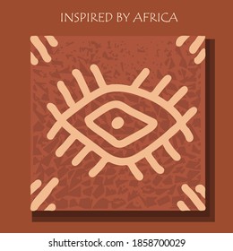 African style. Africa. Vector ethnic illustration.