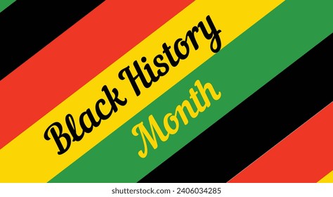 African Style Banner Vectordesign for Black History Monte Celebration Hintergrund