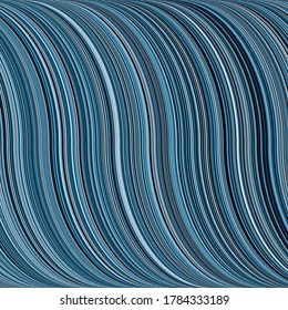 The African Style Blue Fabric Patterns, Abstract Colorful Wave Texture