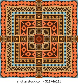 African style ethnic ornamental pattern