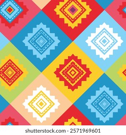 African Style Seamless Pattern Design