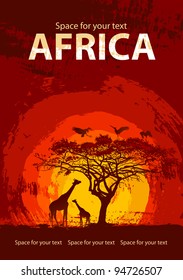 African sunset