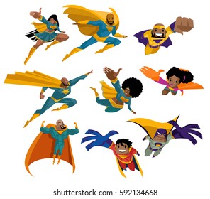 african superhero pack