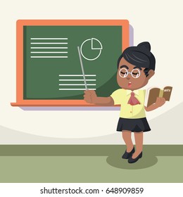 african teacher teaching