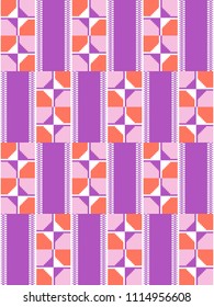 African textile fabric, cloth kente. Ethnic seamless pattern.