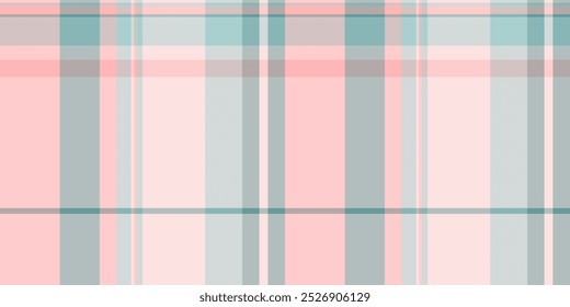 African textile fabric vector, rest tartan background texture. Fashioned plaid pattern seamless check in light and grey colors palette.