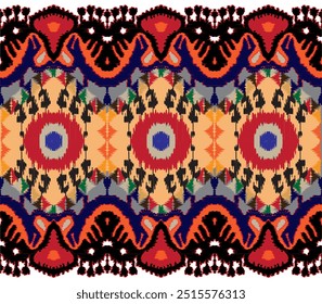 African textile seamless pattern on 
beige background.Geometric ethnic african pattern traditional.Aztec style abstract vector illustration.design for texture textile,fabric,clothing and wrapping.