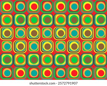 It's African texture design circle.