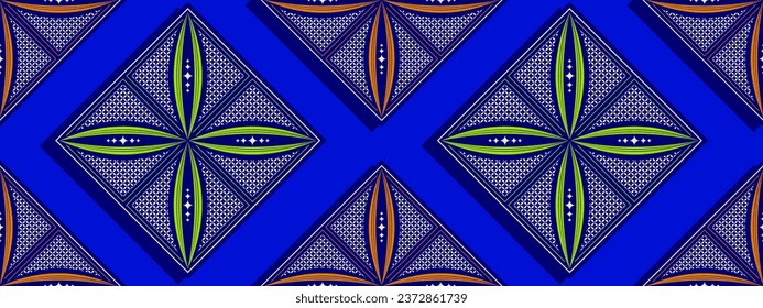 African Tribal Abstract Vibrant Textile Art, African Inspired Art for Modern Fashion Statements, Creation with Vibrant Colors, Ethnic Motif, Artwork with Cultural Fusion