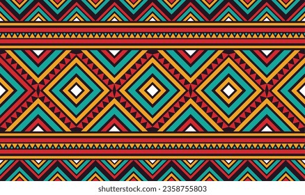 African Tribal Ethnic Patterns for Background, Carpet, Wallpaper, Wrapping, Batik, and Fabric: Traditional Design