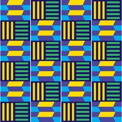 African Tribal Kente Vector Seamless Textile Pattern, Geometric Design Inspired By Textiles From Africa. Abstract Zig-zag Vibrant Repetitive Design, Kente Mud Cloth Style Native 