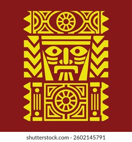 African tribal pattern Culture vintage