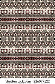 African tribal pattern,ethnic style in vector.