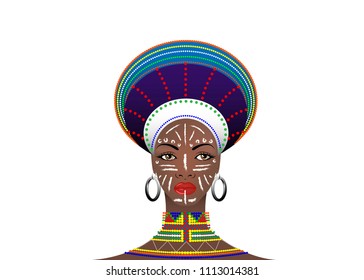 female zulu warrior