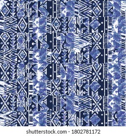 African vector kente print, traditional fabric from Ghana.  Native American Southwest print. Ethnic design wallpaper, fabric, cover, textile, rug, blanket..  Aztec, Navajo geometric seamless pattern