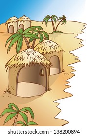 African village