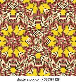 African vintage pattern bright texture with grunge effect