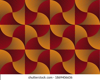 African Wax Print Fabric Ethnic Kanka Stock Vector (Royalty Free ...