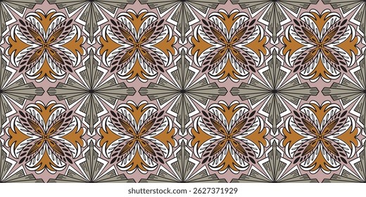 Patrón de impresión de cera africana. hermoso Kitenge, chitenge, cera holandesa y estilo Angara. diseño de moda. hojas de flores botánicas púrpuras rosadas sobre fondo de color pastel. Tela africana de la impresión de la cera.