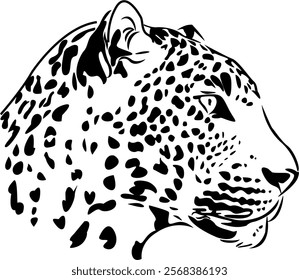 African Wilde Tiger Vector Design