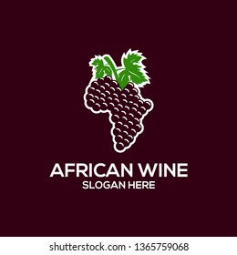 AFRICAN WINE LOGO CONCEPT