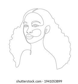 3,776 African american woman faces vector drawing Images, Stock Photos ...