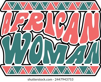 African Woman T shirt Design Lover