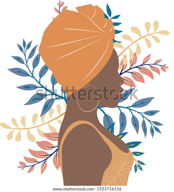 African Woman Vector Portrait Black Girl Stock Vector Royalty Free 1923716156 Shutterstock 6039