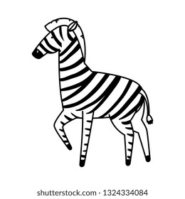 african zebra wild character