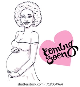  african-american pregnant woman