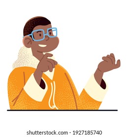 afro-amerikanisches Charakterporträt