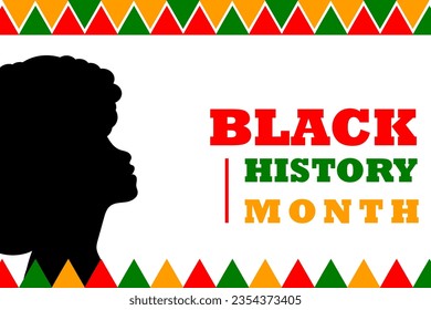 Afro American woman in traditional hair cut hairstyle with lettering on Freedom