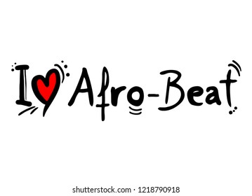 Afro Beat Love Message