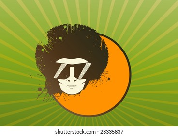 afro club background