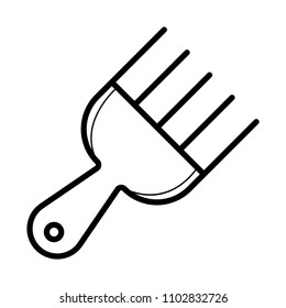 Afro Comb vector