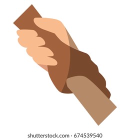 Afro diversity symbol