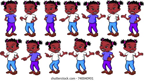 Afro girl