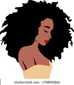 Afro Girl, Black Woman, Queen, African -american